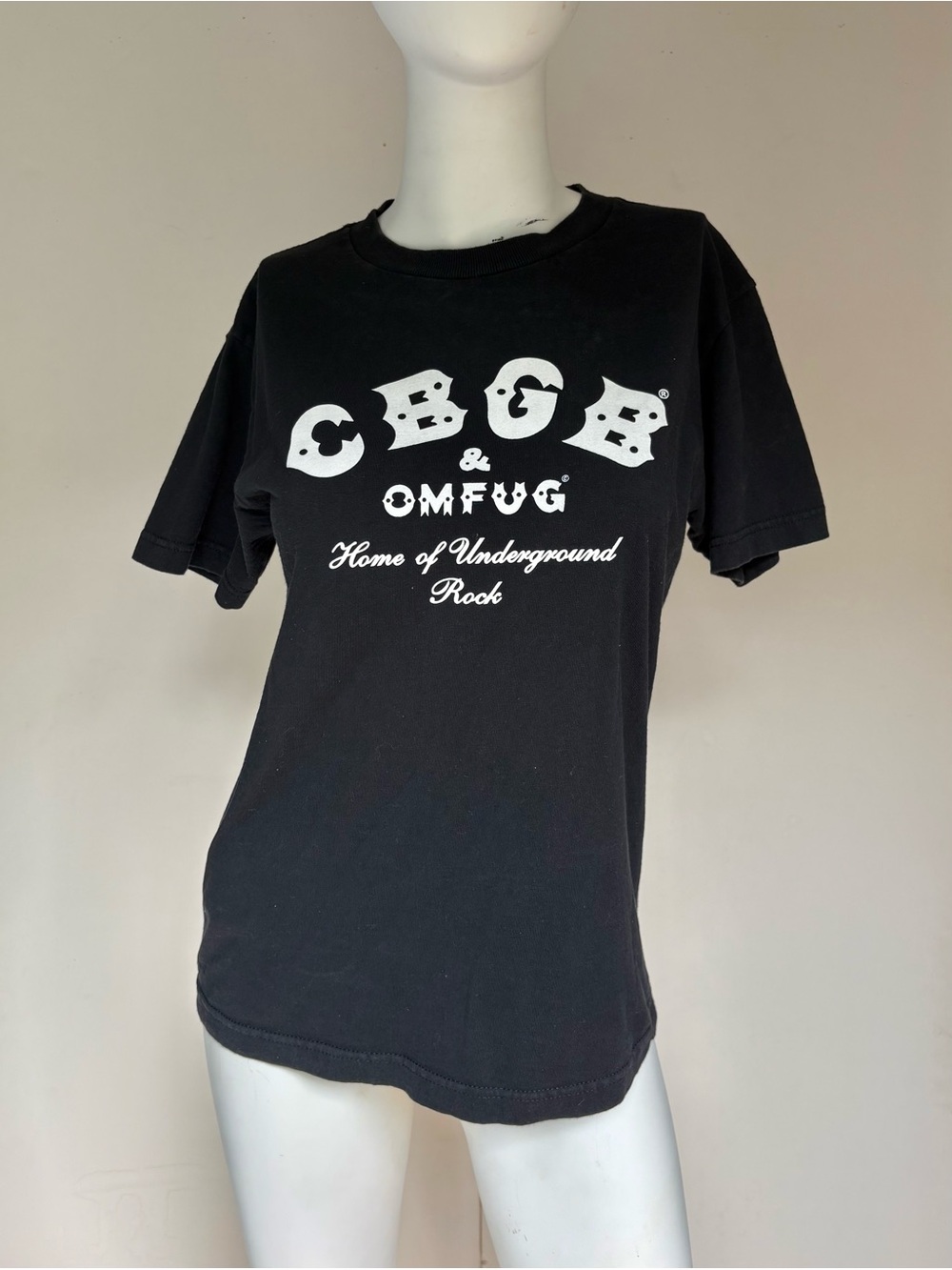 Vintage CBGB & OMFUG Black Graphic Tee - Men's Short Sleeve